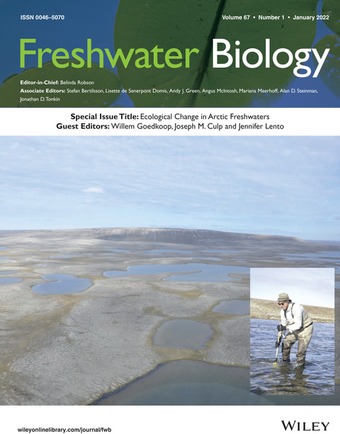 Recent issue of Freshwater Biology